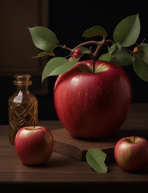 still life of apple wallpaper