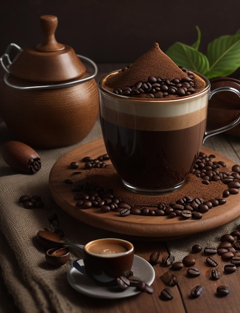 still life of coffee wallpaper