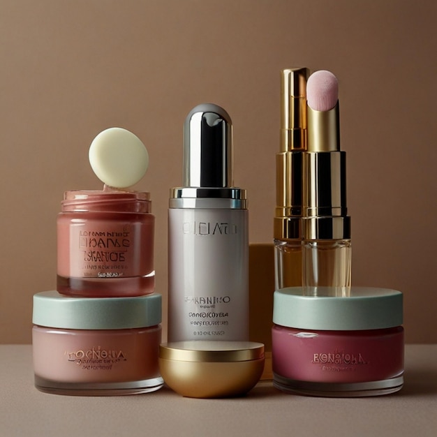 Photo still life of cosmetic products