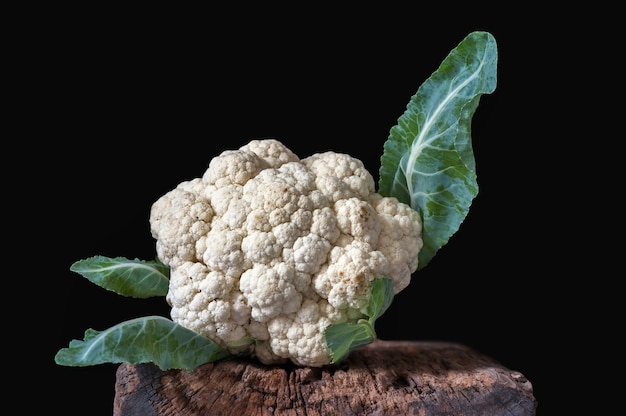 Still life food of Cauliflower on wooden