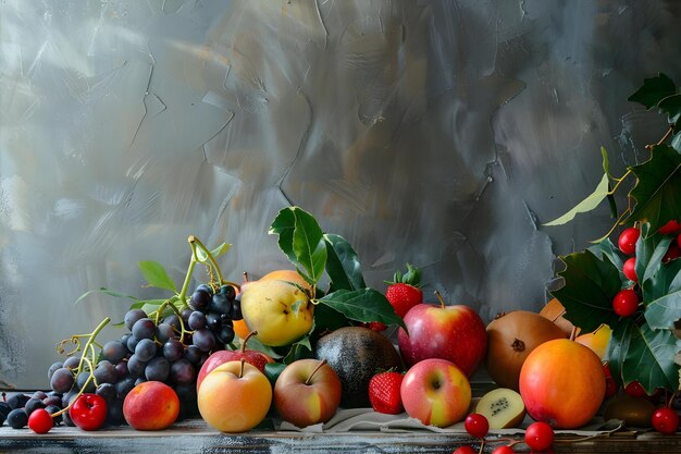 Still Life Fruit Creative Poster Cover Banner Wallpaper Background Design Art