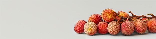 Photo still life photography small bunch of lychees