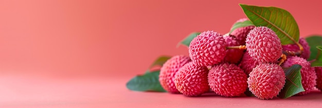 Photo still life photography small bunch of lychees