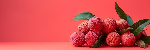 Photo still life photography small bunch of lychees