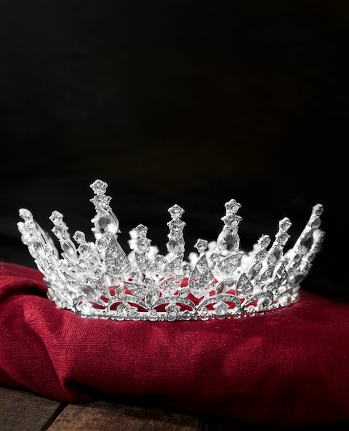 Still life of ruler crown