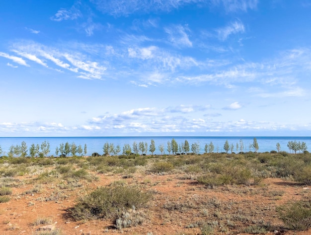 The still waters of Lake Issykkul