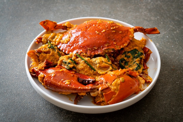 Stir Fried Crab with Curry Powder - Seafood Style