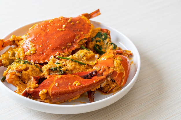 Stir Fried Crab with Curry Powder - Seafood Style