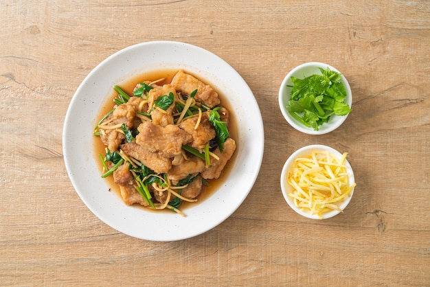 Stir Fried Fish with Chinese Celery