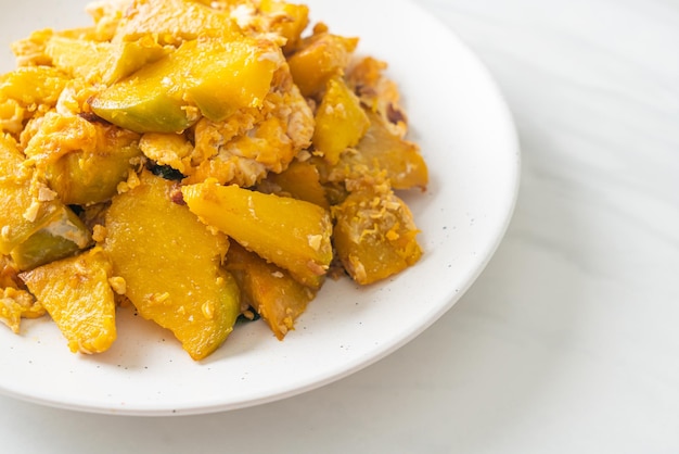 Stir Fried Pumpkin with Egg