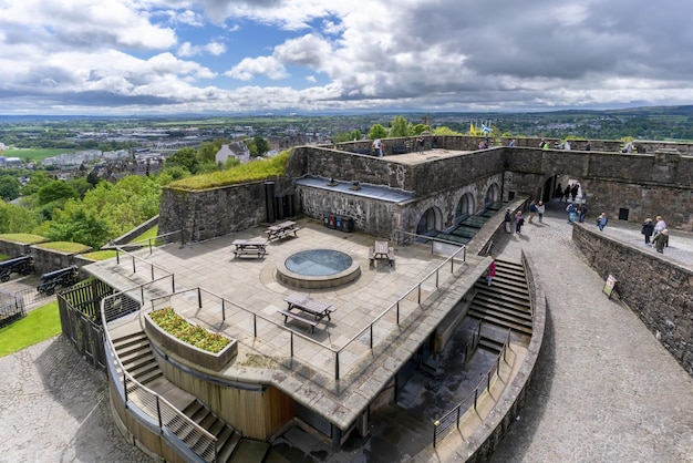 Stirling Scotland May 26 2019 Scenery in Stirling Castle is one of the largest and most important fortification castles in Scotland