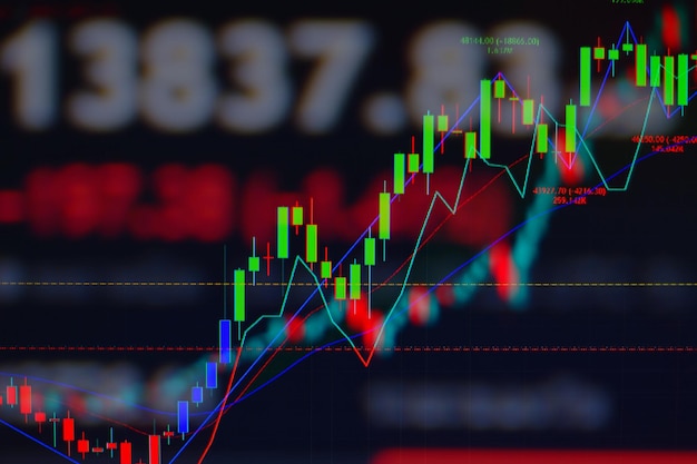 Stock Market Loss Trading Chart Investment Analysis Business Index Chart Finance Board Chart