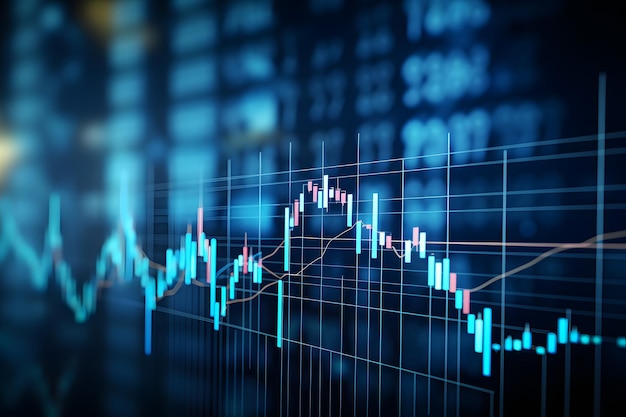 Stock Market Movement Profit Loss Risk Data Analysis Graph Chart