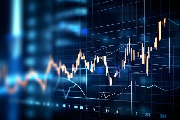 Stock Market Movement Profit Loss Risk Data Analysis Graph Chart