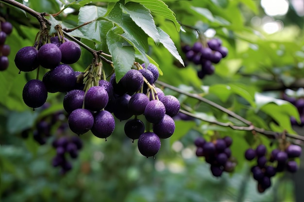 Stock photo of a exoric fruits and trees