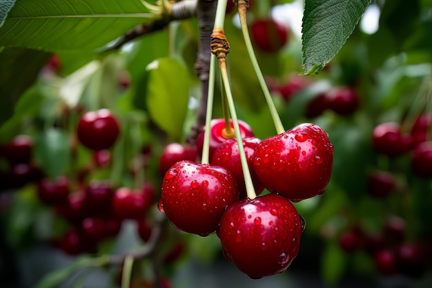 Stock photo of a exoric fruits and trees