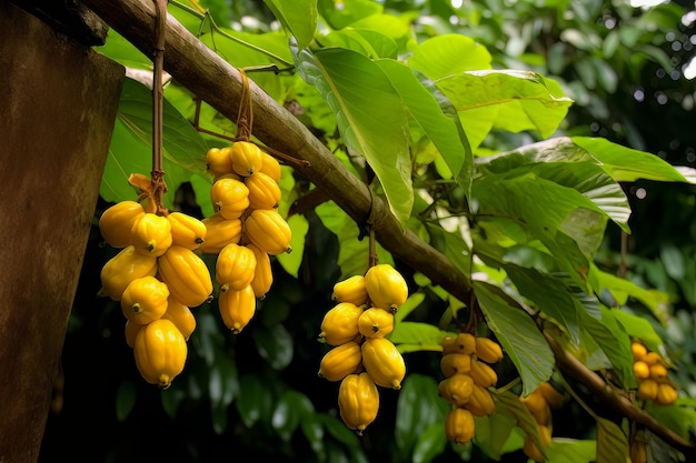 Stock photo of a exoric fruits and trees