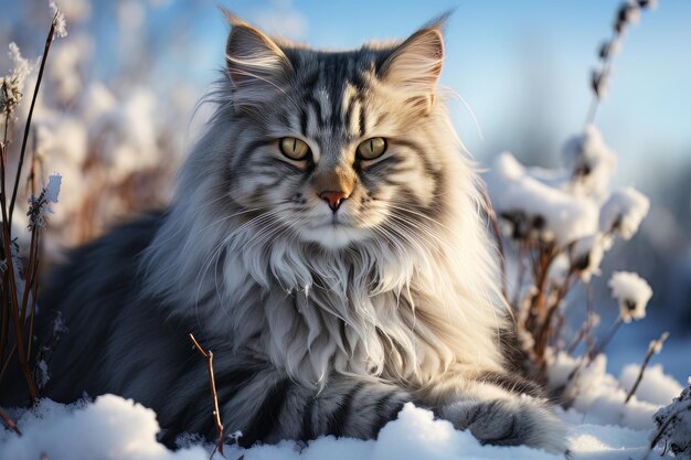 Stock photo of a pretty cat