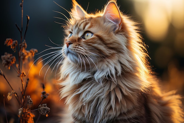 Stock photo of a pretty cat