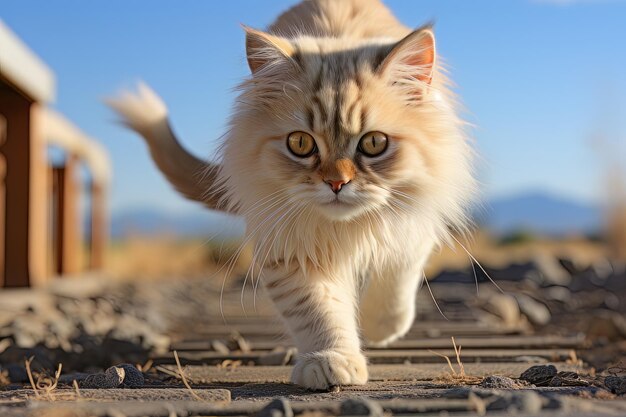 Stock photo of a pretty cat