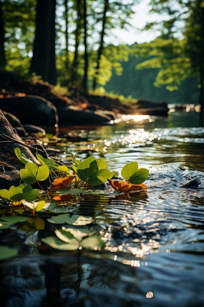 A stock photo of a scary mystical forest