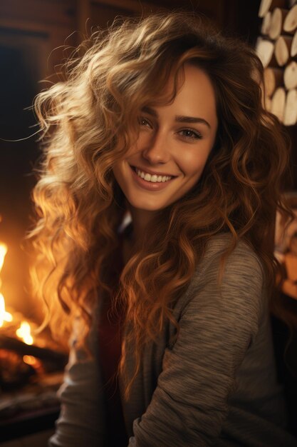 Photo stock photo of a smiled girl