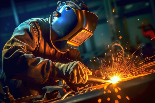 Stock photo of welding is a fabrication process steel metallurgical industry