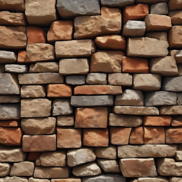 Stone blocks wall