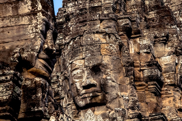 Stone Faces, Bayon Temple, Angkor Wat, Cambodia