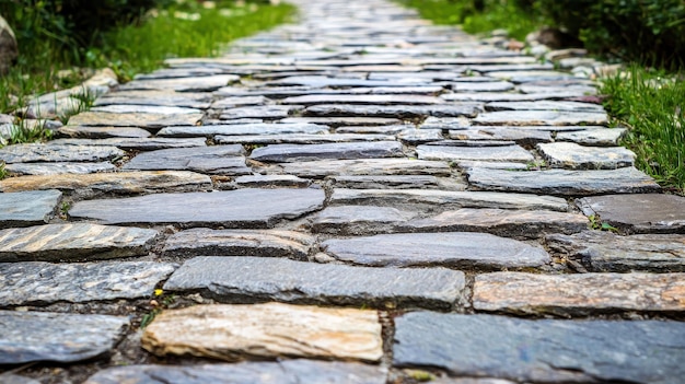 Photo stone path in a garden