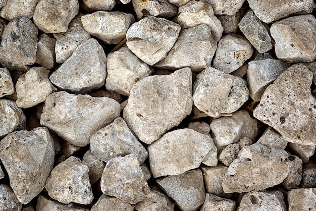 Stone texture for background Pattern with rocks or gravel