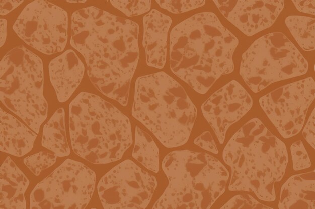 Photo stone texture in brown colors seamless background vector illustration