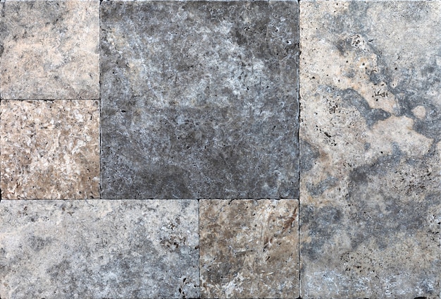 Stone travertine tile, texture. Natural decorative material.