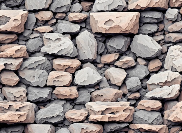 Stone wall as background or texture