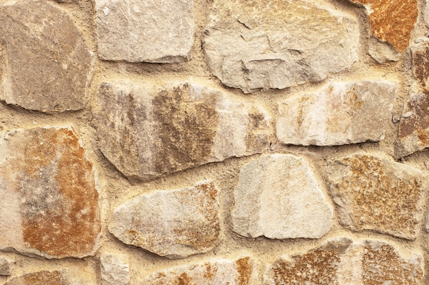 Stone wall, closeup background texture