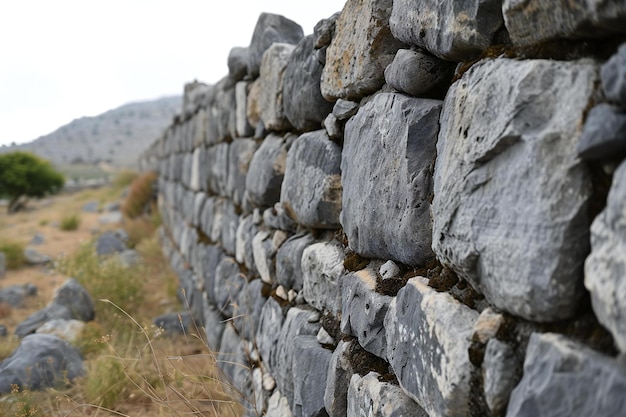 Stone wall in Kornati national parkCroatia