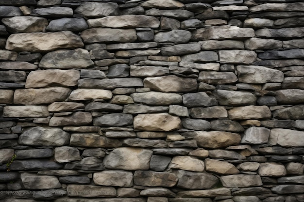 stone wall seamless background AI generated image