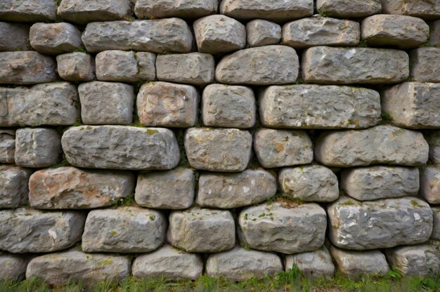 a stone wall with a sign that says quot stone quot on it