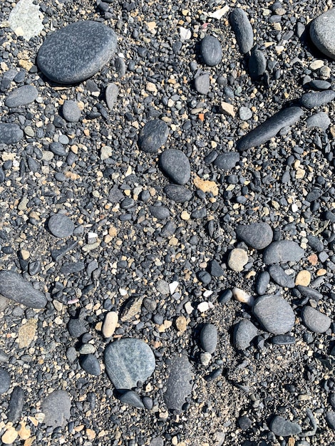 Stones at natural rock background