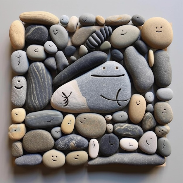 Stones and Wood Artistry Paintings and Handicrafts from Nature's Palette