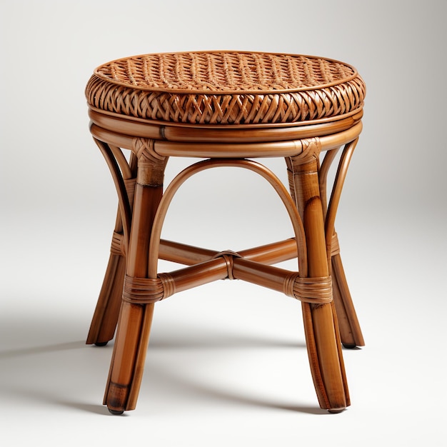 stool on the white background