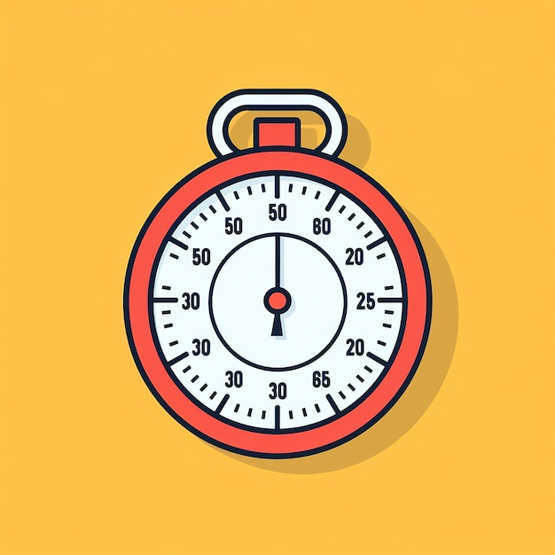 Photo stopwatch_modern_line_icon_vector_line_art_cuteicon