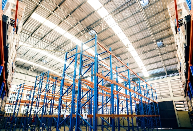 Storage warehouse manufacturing for design logistic industry