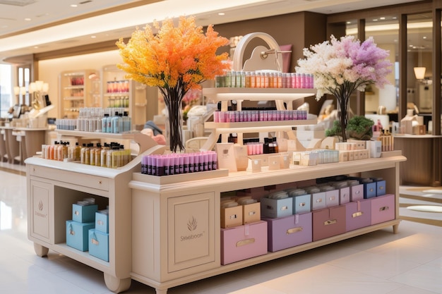 store decoration in pastel color theme inspiration ideas