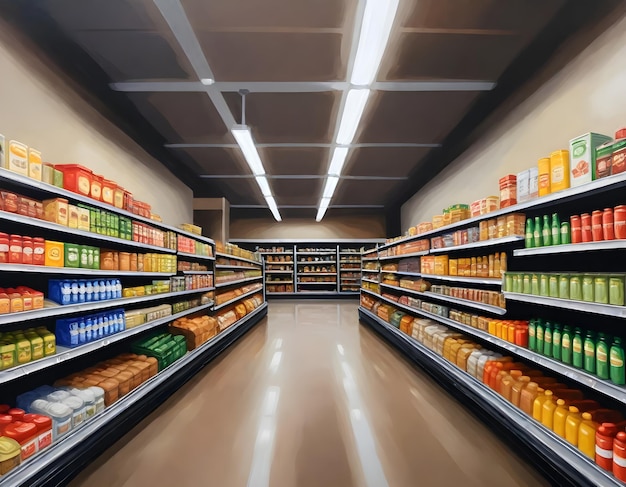 a store with a large display of beer bottles on the shelves