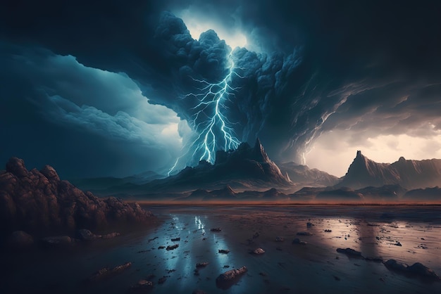 Storm brewing above the worlds best places of wonder a place to be remember while lightning strikes