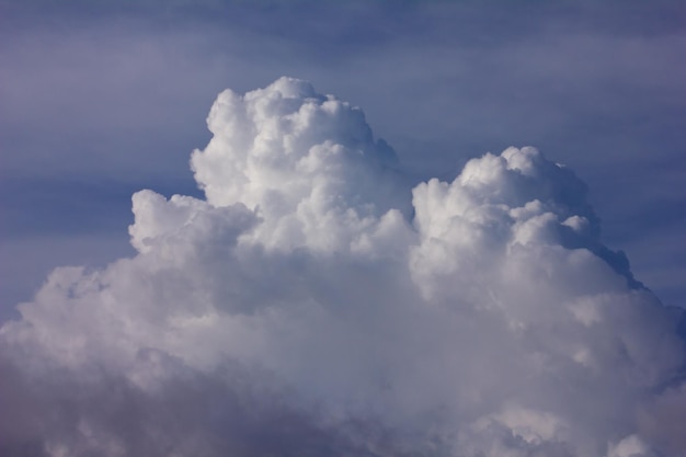 Storm cloud in the blue sky