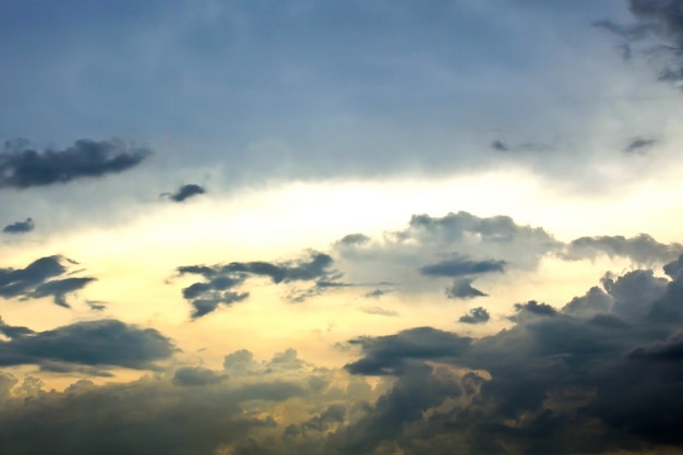 Storm clouds. The sky a background.