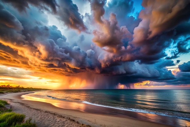 Photo storm clouds