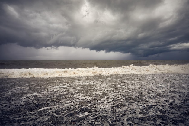 Storm on the sea